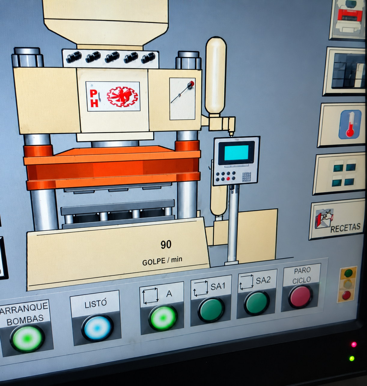 HMI programing for Manufacturing